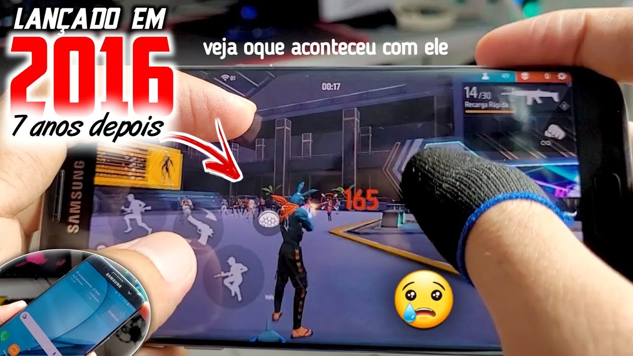 🌟COMPREI um S7 EDGE em 2023😍roda FF ainda? [TROCAFONE]