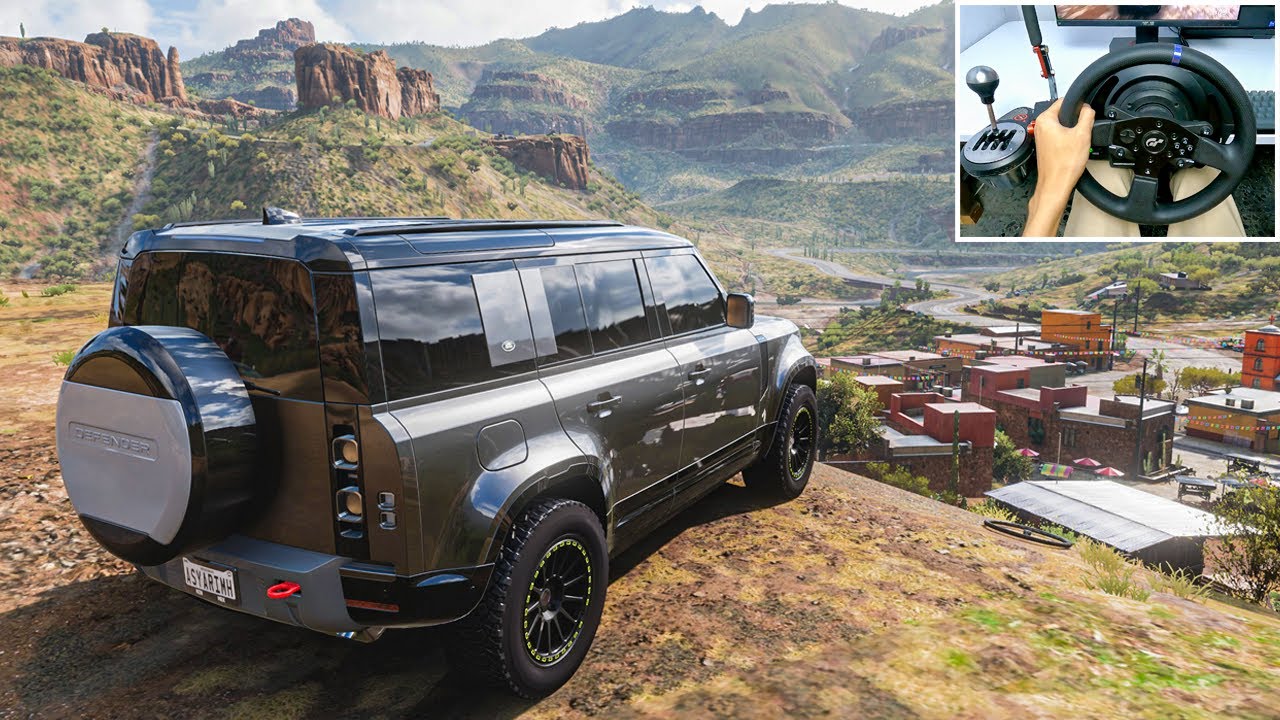 Land Rover Defender - Offroading | Forza Horizon 5 | Thrustmaster T300RS + TH8A Shifter Gameplay