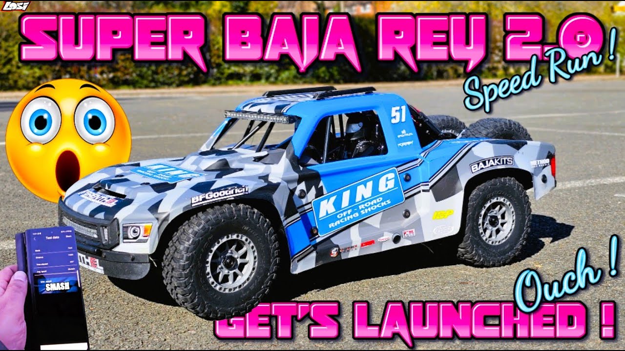 Speed Run! Wow Gets Super Launched Losi Super Baja Rey 2.0