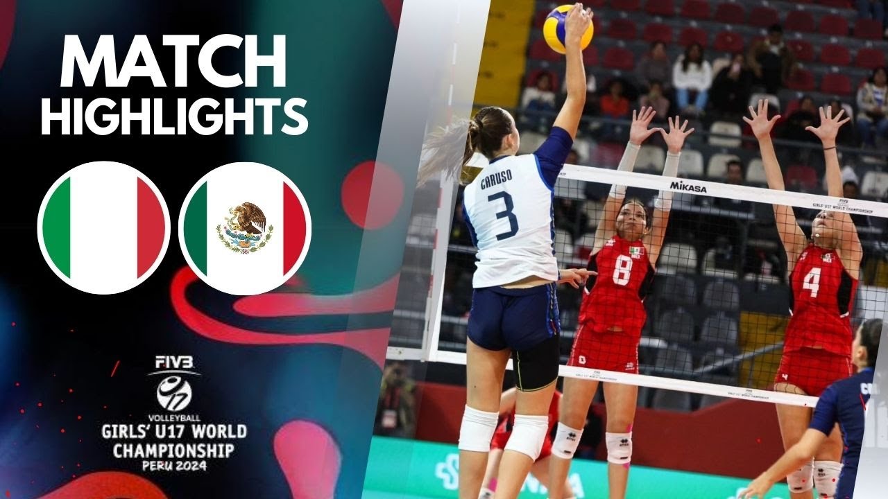 ITALY 🆚 MEXICO [4K]  | Highlights | Girls' U17 World Championship 2024