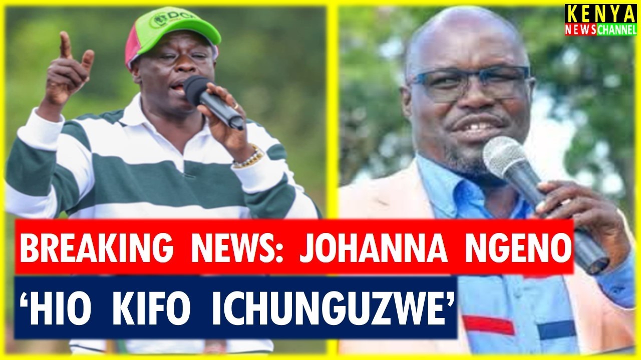 Gachagua reacts to Death of Johanna Ngeno MP for Emurua Dikirr in a Helicopter Crash Chepkiep Nandi