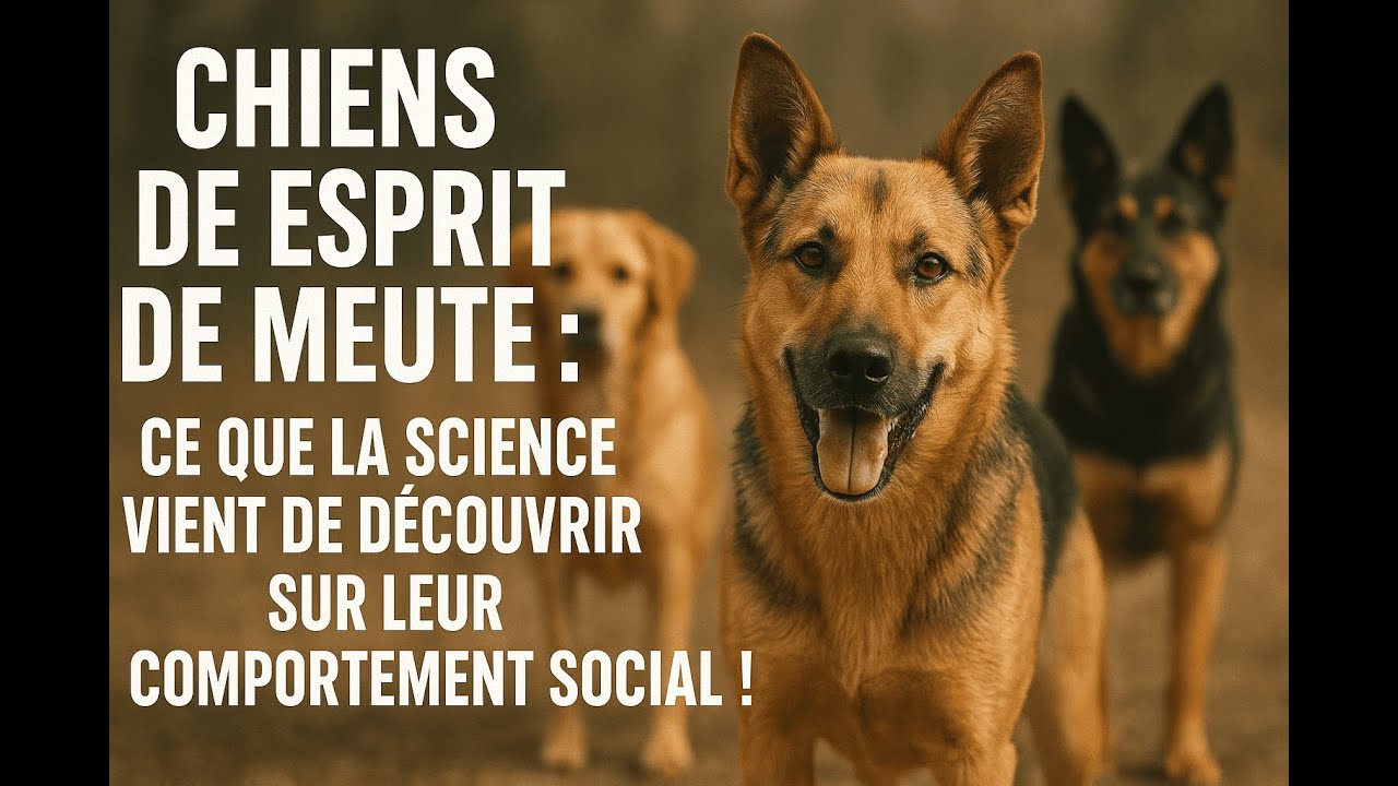 Chiens et esprit de meute   ce que la science vient de découvrir sur leur comportement social !