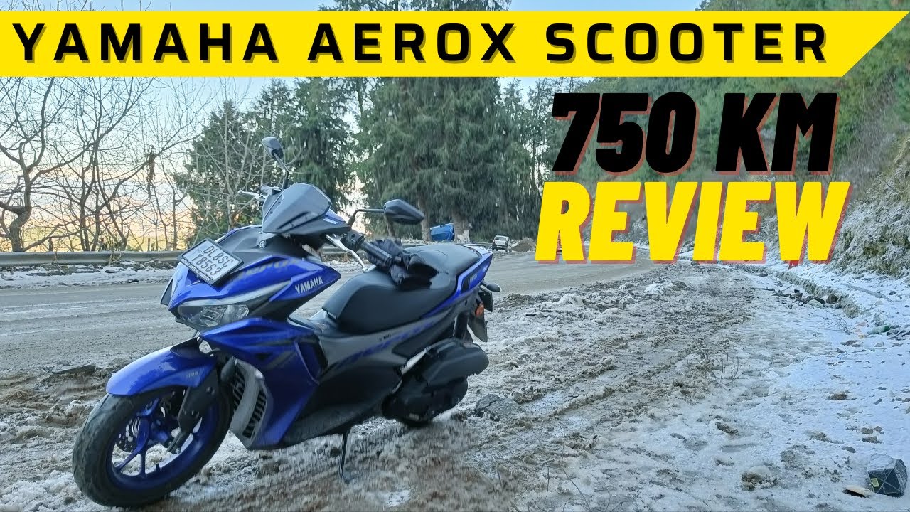 750km Review of the Yamaha Aerox 155 scooter || City, Highway, Comfort, Performance, Mileage...
