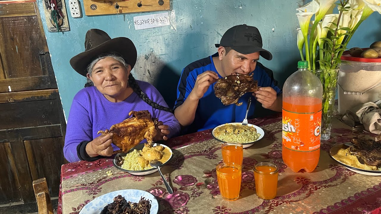 Hicimos Picante de Cuy con mi Hijo Rusbelt