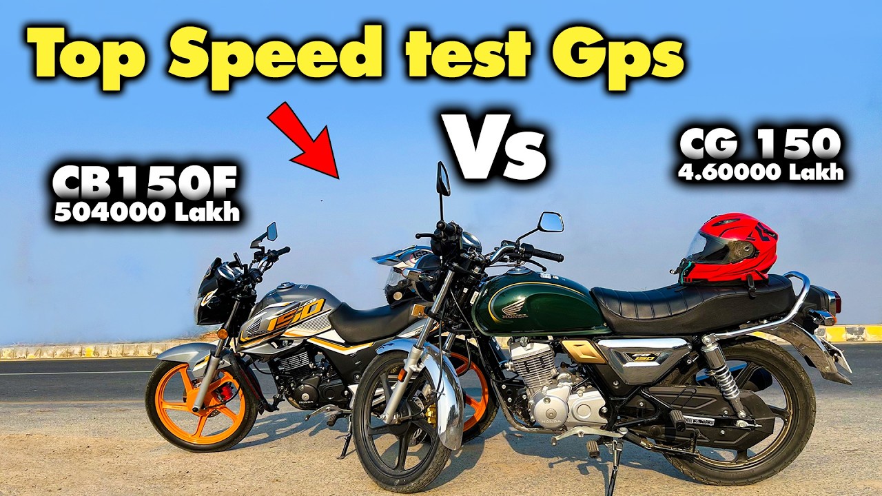 Honda Cb150f 2026 kontra Honda CG 150 2026 Drag Race