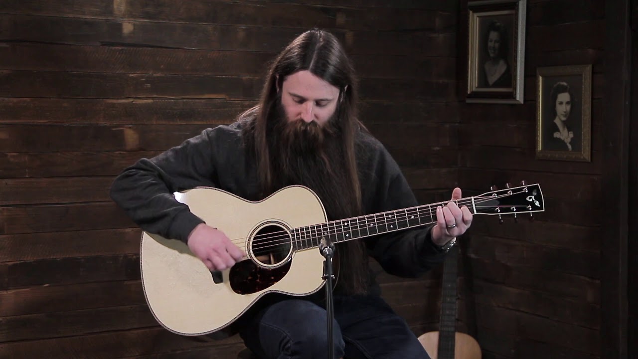 Goodall Brazilian Rosewood Traditional OM - Master Bearclaw Adirondack