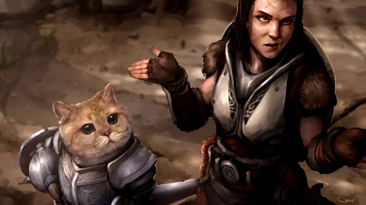 An Anime Cat Girl Viciously Violates Me in Skyrim & DOOM!?! (ft. MissMoonified)