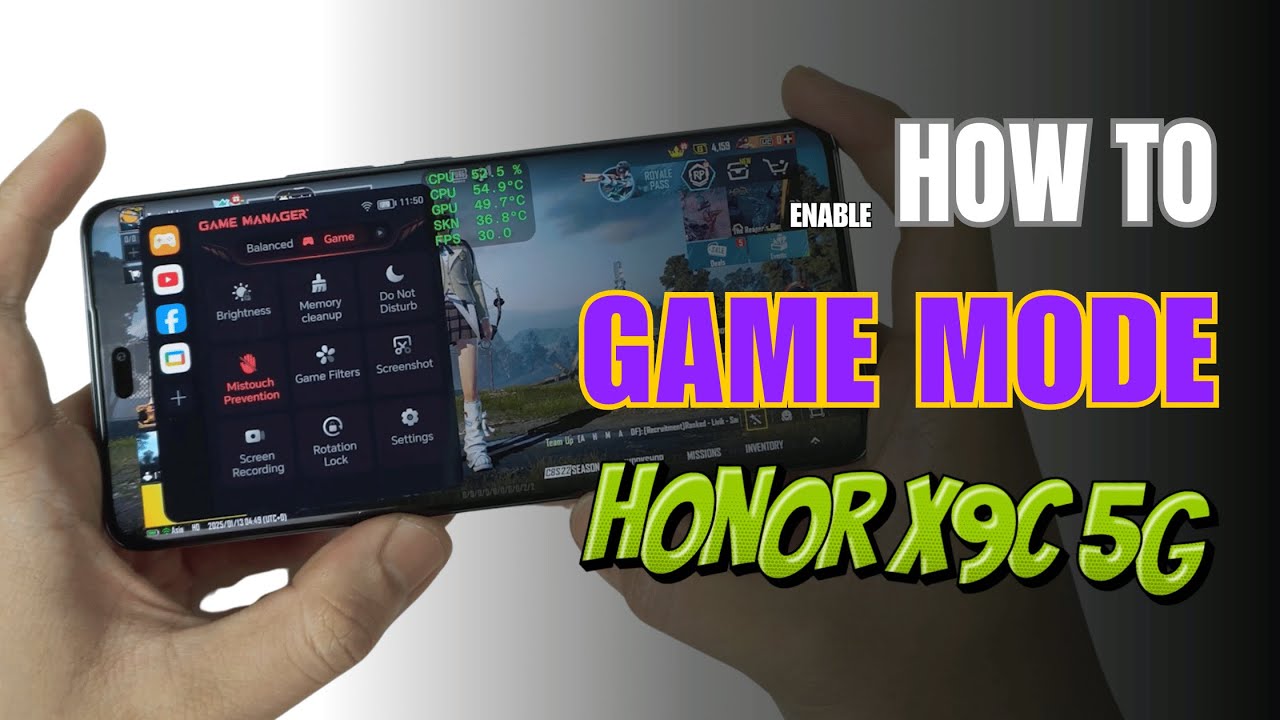 How to enable Game Mode on Honor X9c 5G