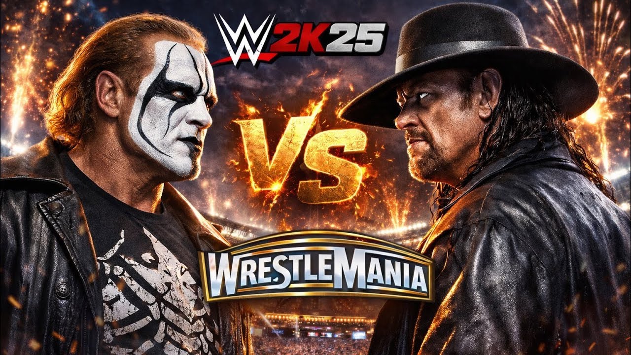 🔥 WWE 2K25 – STING vs. THE UNDERTAKER | WrestleMania Dream Match 