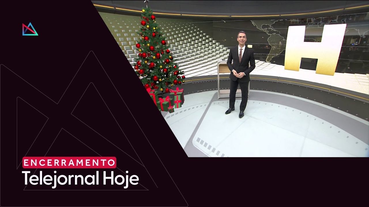 🔺️ encerramento longo 🔺️ Jornal Hoje de natal, com César Tralli - São Paulo / 24/12/2024