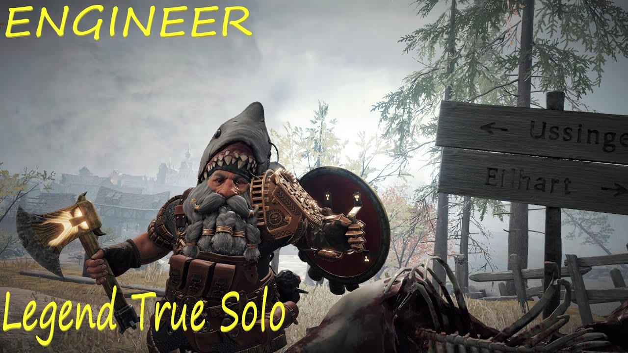 Empire in Flames - Engineer - Legend True solo - Axe Shield/DrakeGun - Warhammer Vermintide 2