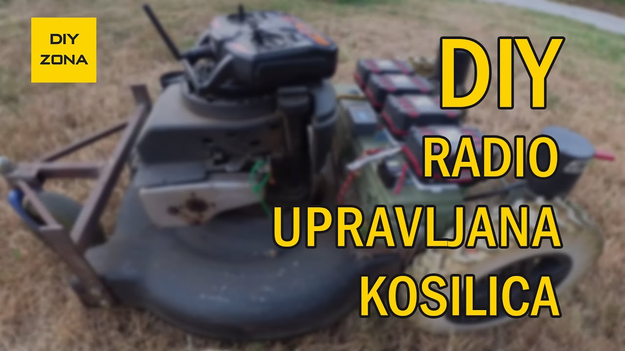 DIY Daljinski upravljana kosilica