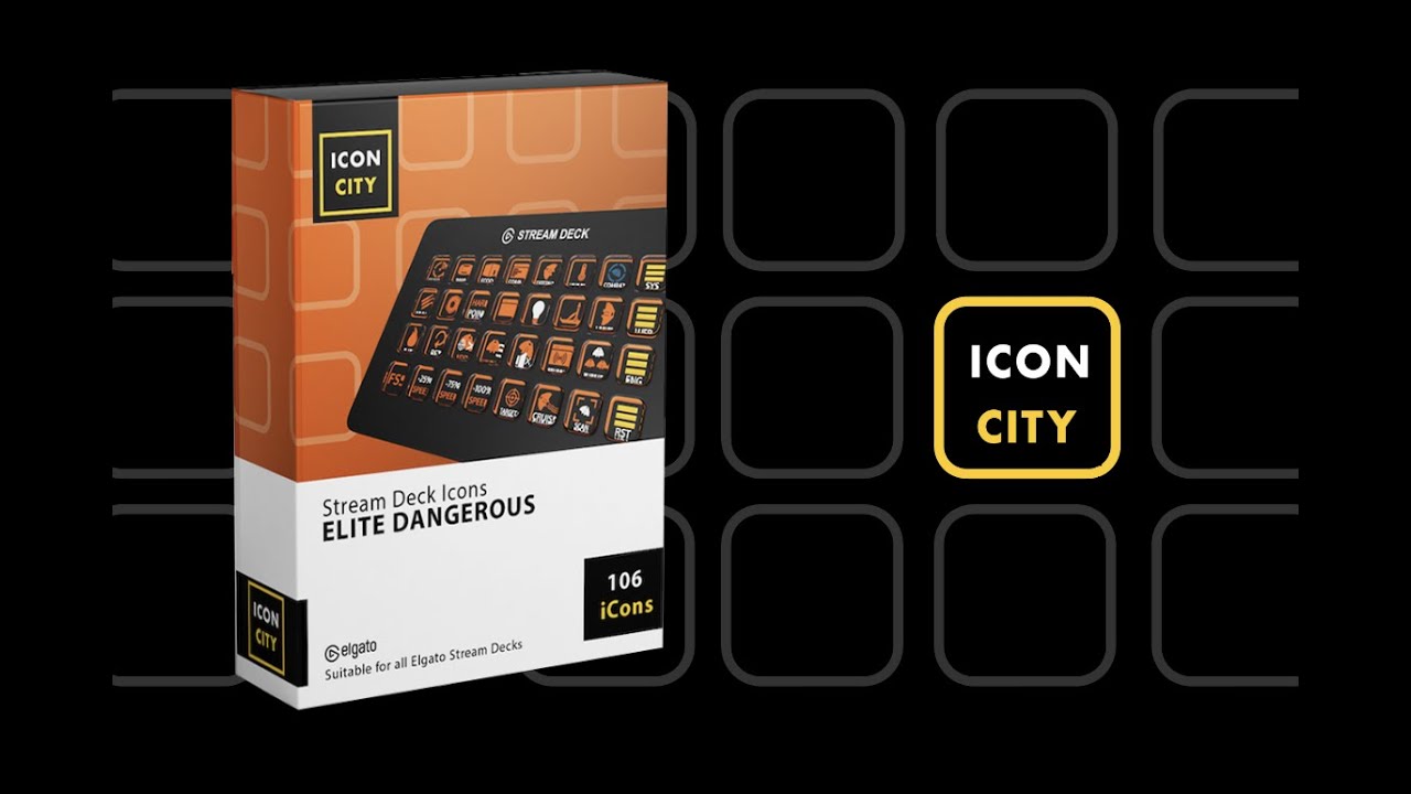 iConCity How to install iCons For Elite Dangerous / Stream Deck