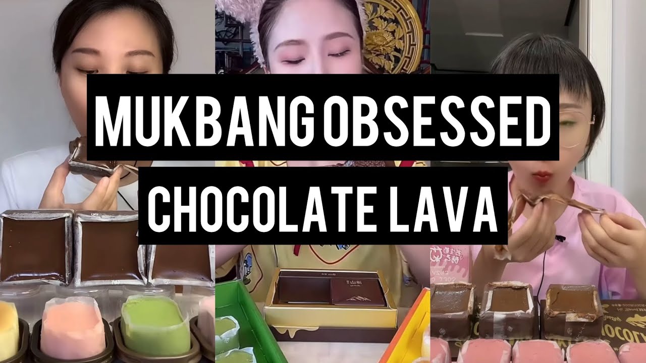 [Portrait] Mukbang ASMR | Chocolate Lava 冰山熔岩 Kwai Eating / Kwai Mukbang