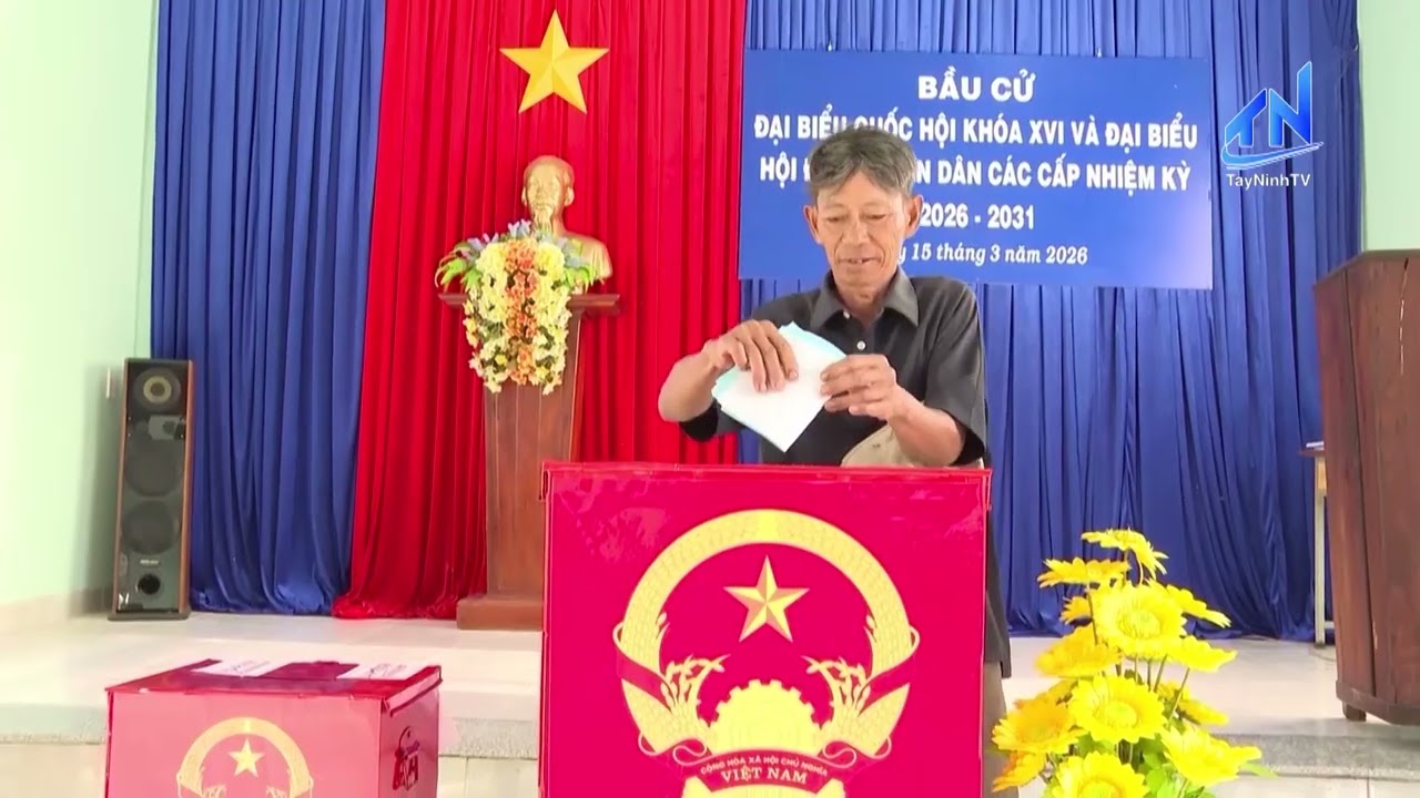 Cử tri xã Thạnh Bình nô nức tham gia bầu cử | TayNinhTV