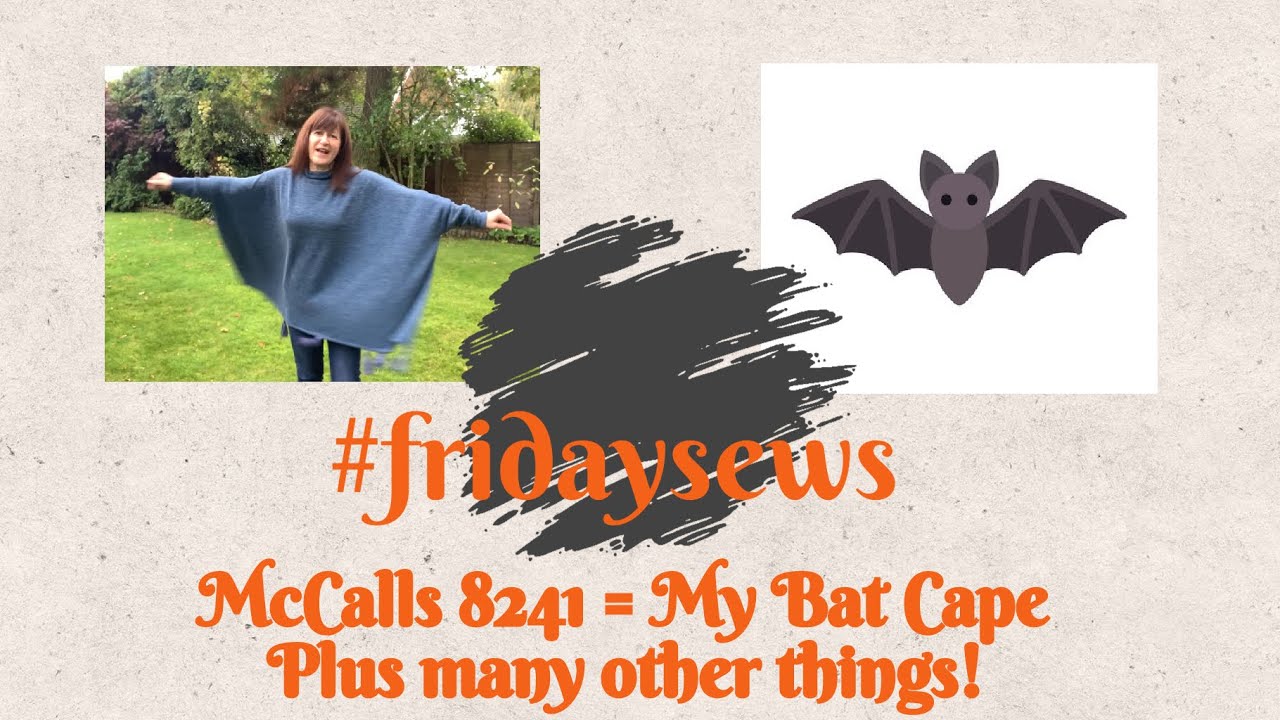 #fridaysews - Costumes completed-A Trip Out-Plus my Bat Cape = McCalls 8241!