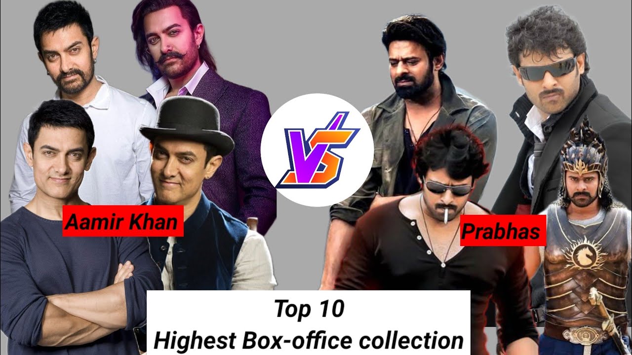 Aamir Khan vs prabhas top10 Highest collection movies🤯| 
