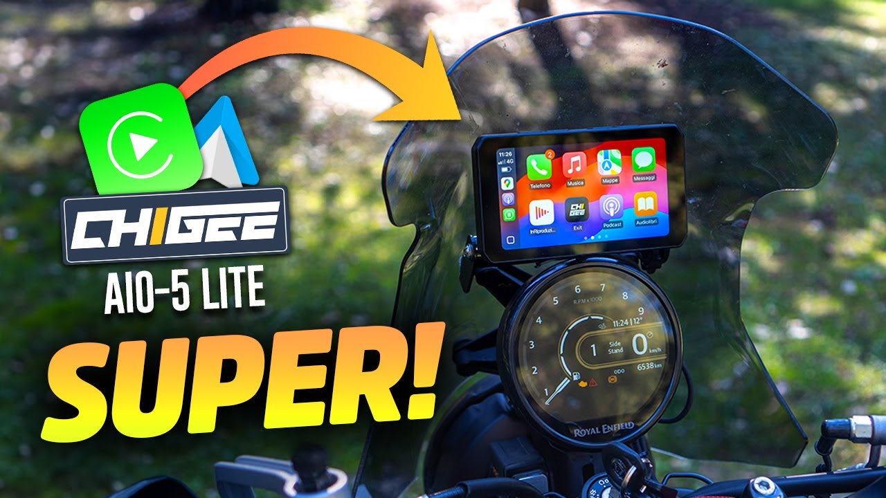 IL CARPLAY MOTO PIÙ EVOLUTO DI TUTTI? 🤨 - Chigee AIO-5 Lite