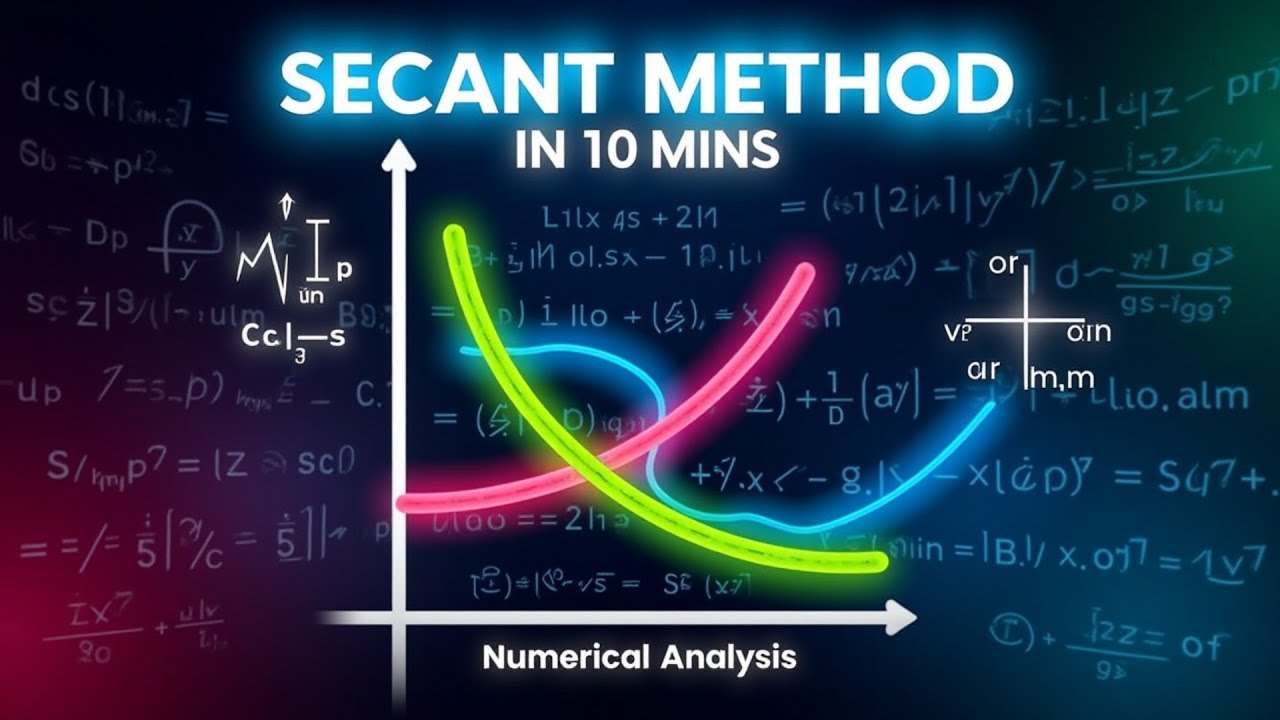 SECANT METHOD | NUMERICAL ANALYSIS  | BTECH 2ND YEAR | 3RD SEMESTER | IP UNIVERSITY | AKTU |IN HINDI