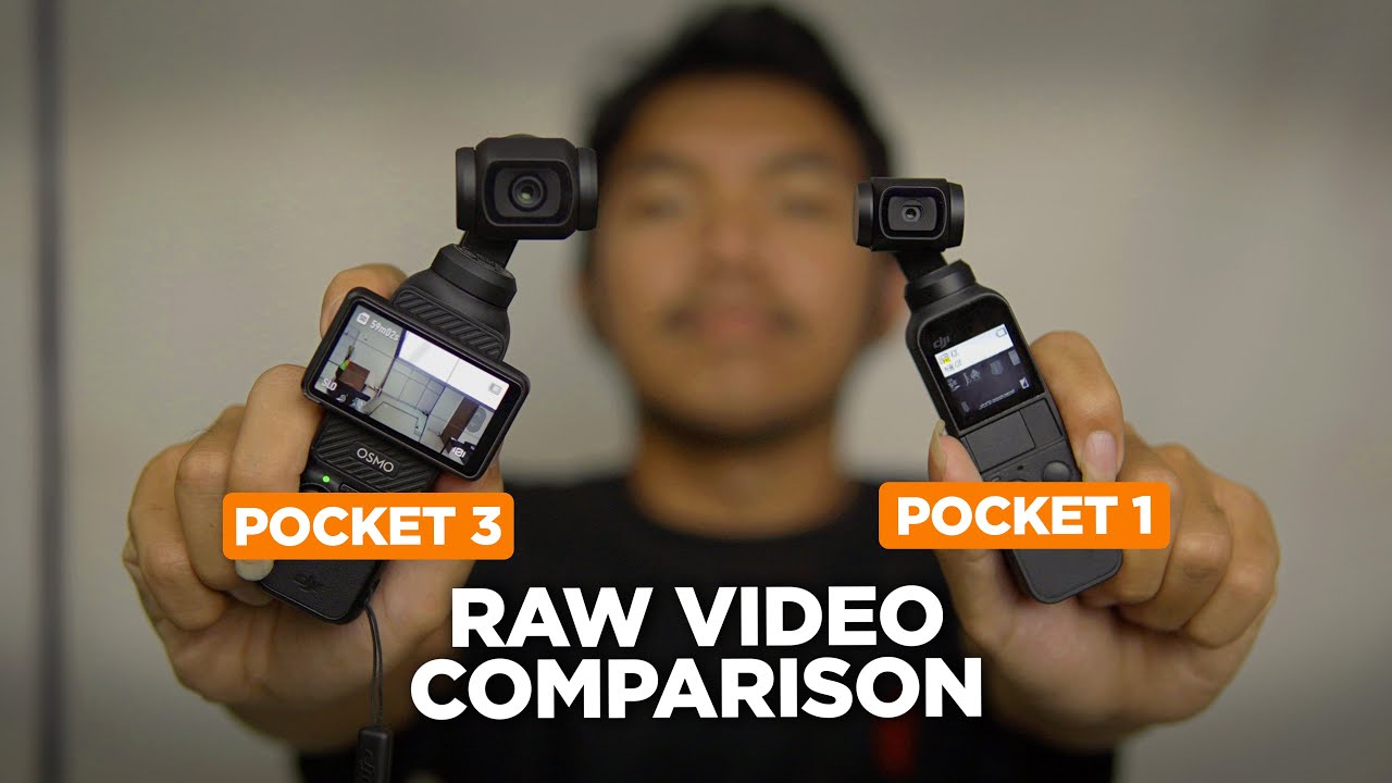 DJI OSMO POCKET 3 VS OSMO POCKET 1 - VIDEO MENTAH-SEMENTAHNYA