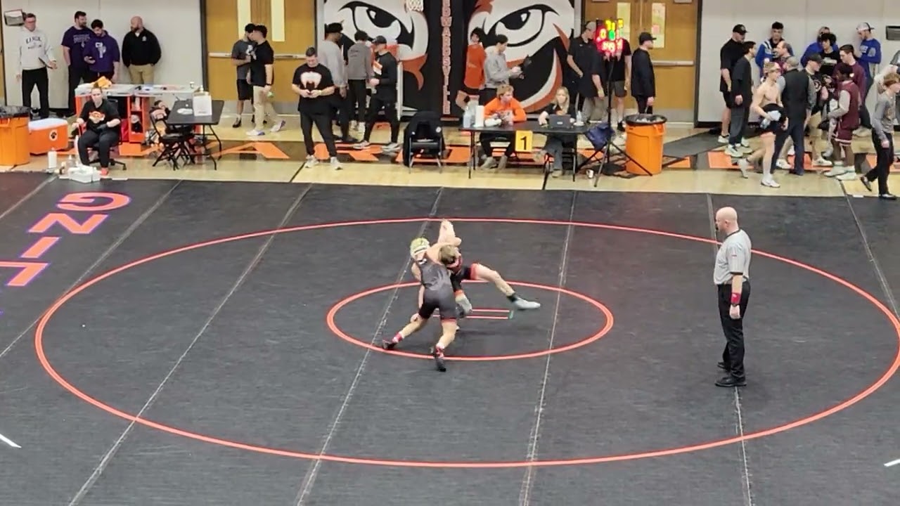 Casey 126lb 3A Sectional Quarterfinal vs Plainfield North. 02/13/26