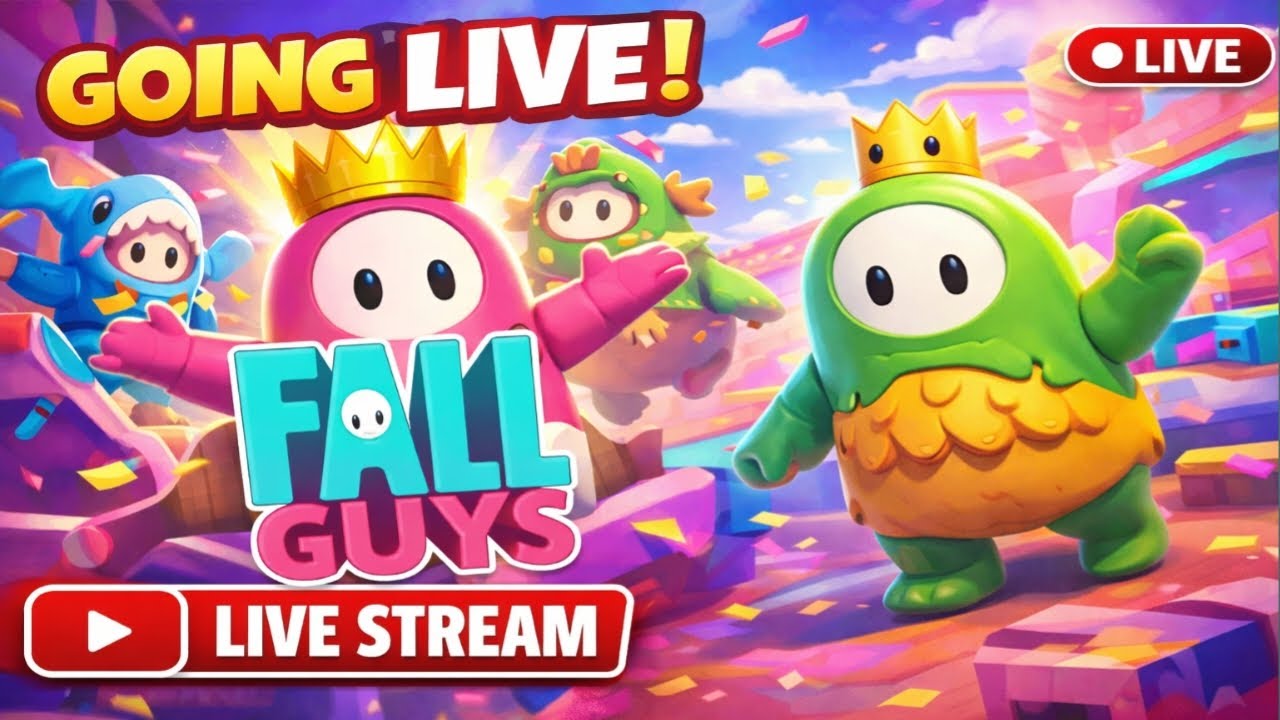 WE ARE BACK LIVE WITH FALLGUYS