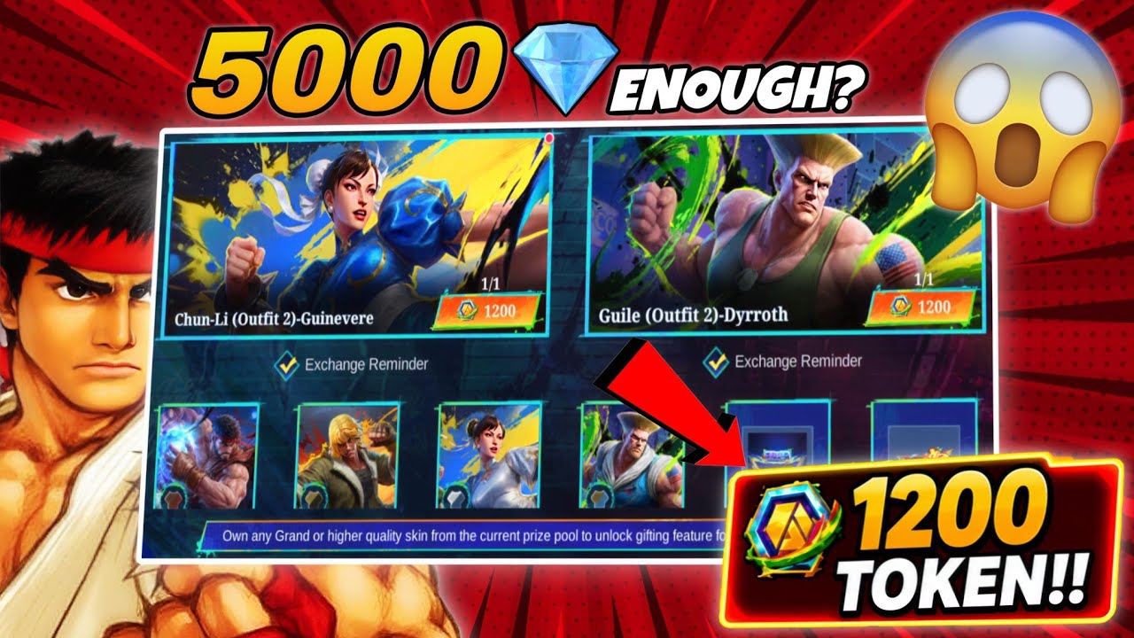 Сколько алмазов💎 нужно на 1 скин Street Fighter || 5к❓️ или больше😭 Moba Legends 5v5