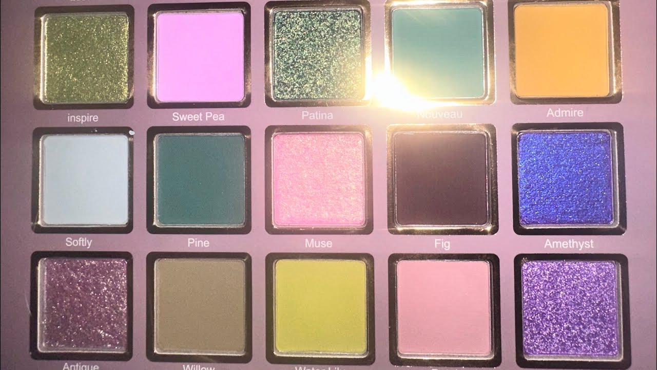 Review of Cosmic brushes eyeshadow palettes 