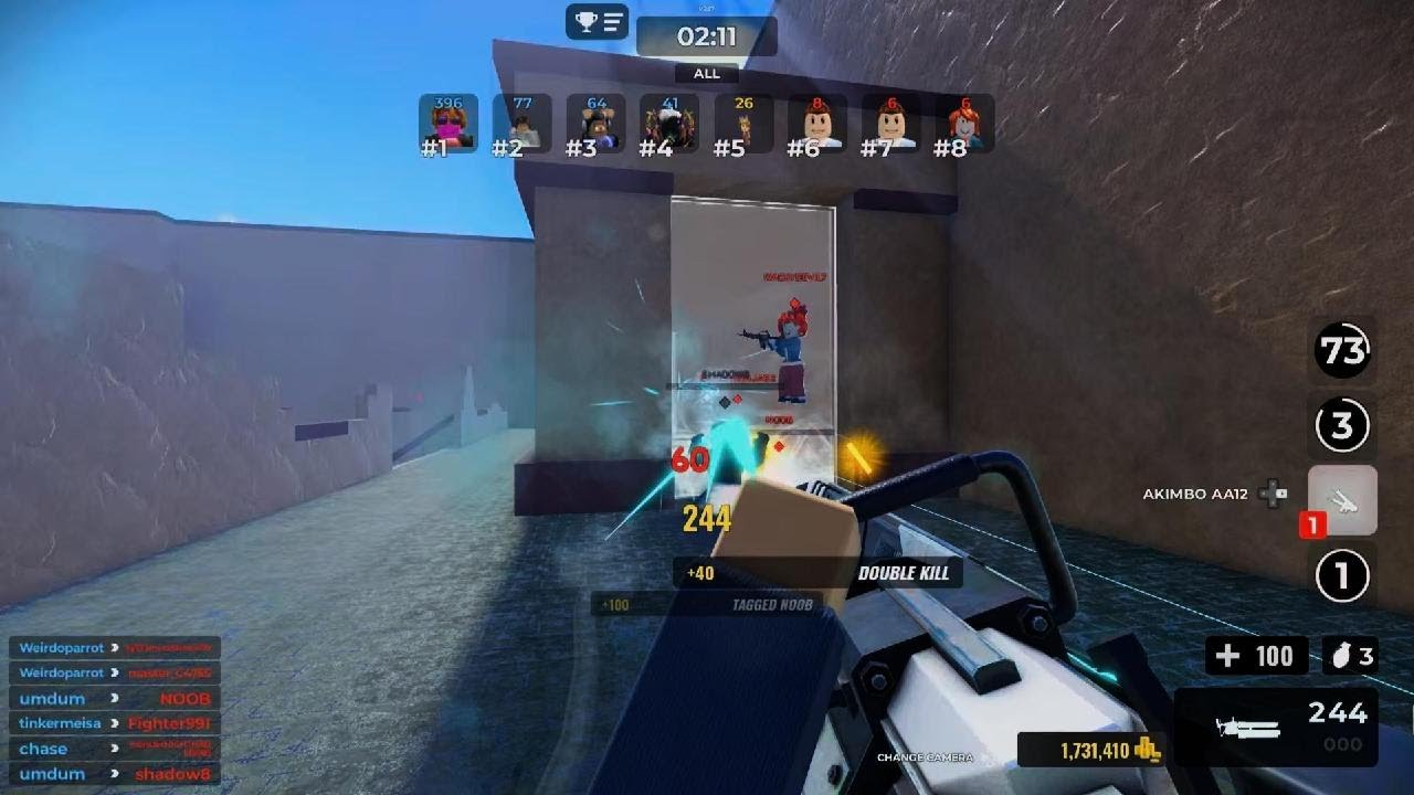 Roblox gunfight arena