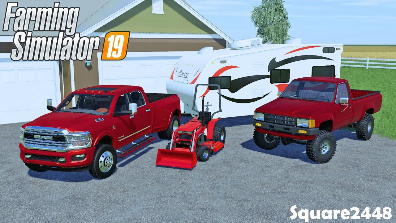 Buying New Toy Hauler | Painting Project Truck! | Yard Work | Homeowner | FS19