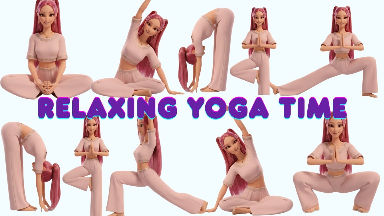 Relaxing Yoga Time | Yoga for Kids | Calm & Gentle Stretches | Kids Yoga Club