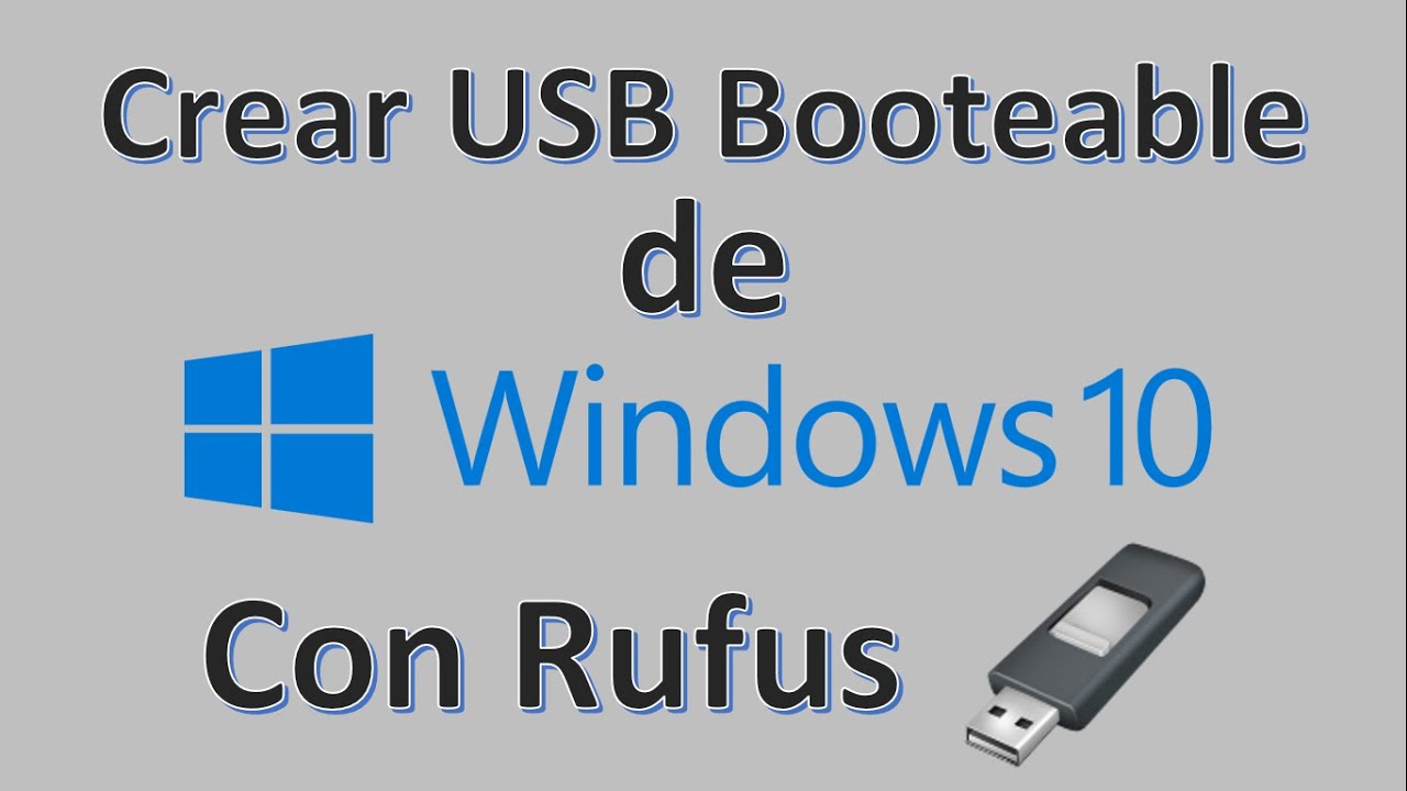 👨‍💻 Informática - Crear USB Booteable de Windows 10 con Rufus | 2021 | ✅