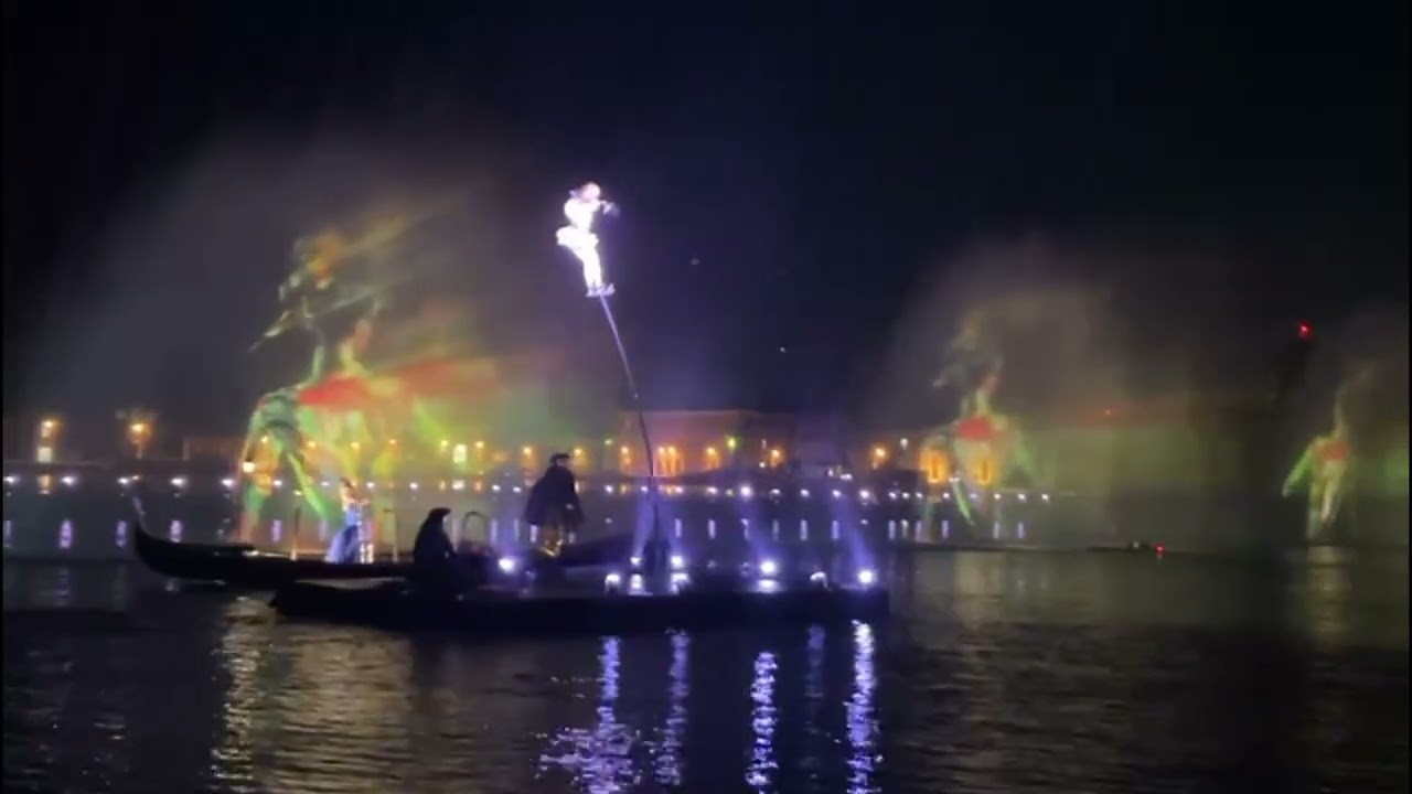 Venezia carnevale 2025, il Tempo di Casanova show sull'acqua all'Arsenale