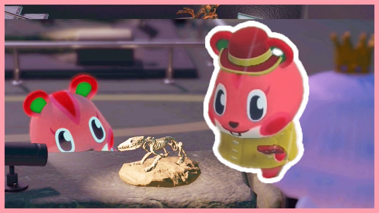 [ 모동숲 ] 애플아 뭐해?????😯 애플이는 박물관 견학중🥰🥰그리고 젱튭은 애플이 덕질중 !! #Animalcrossing