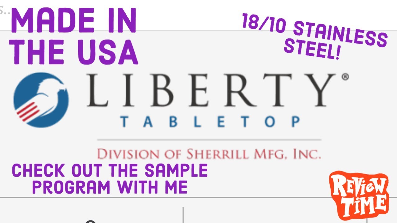 Liberty Tabletop Silverware Flatware Made in the USA & 18/10 Stainless Steel - Their SAMPLE PROGRAM