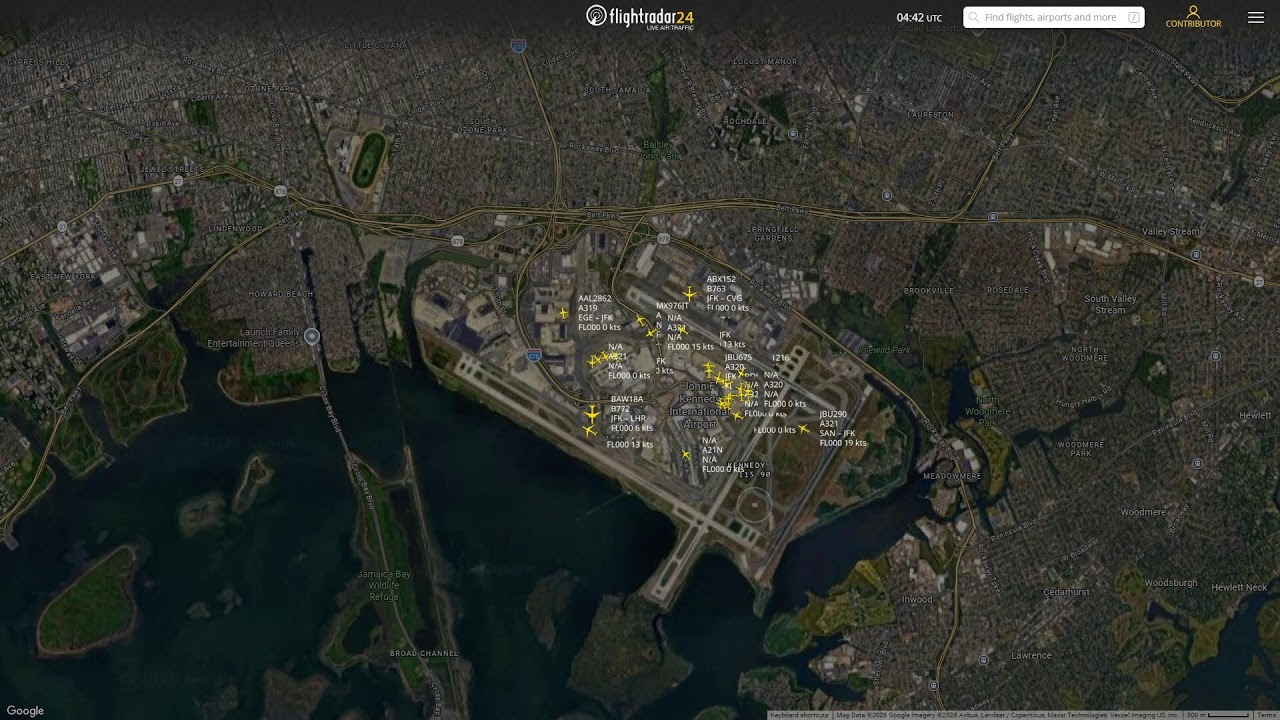 New York - Kennedy KJFK Flightradar24 Livestream with Live Air Traffic Control 4/02/2026