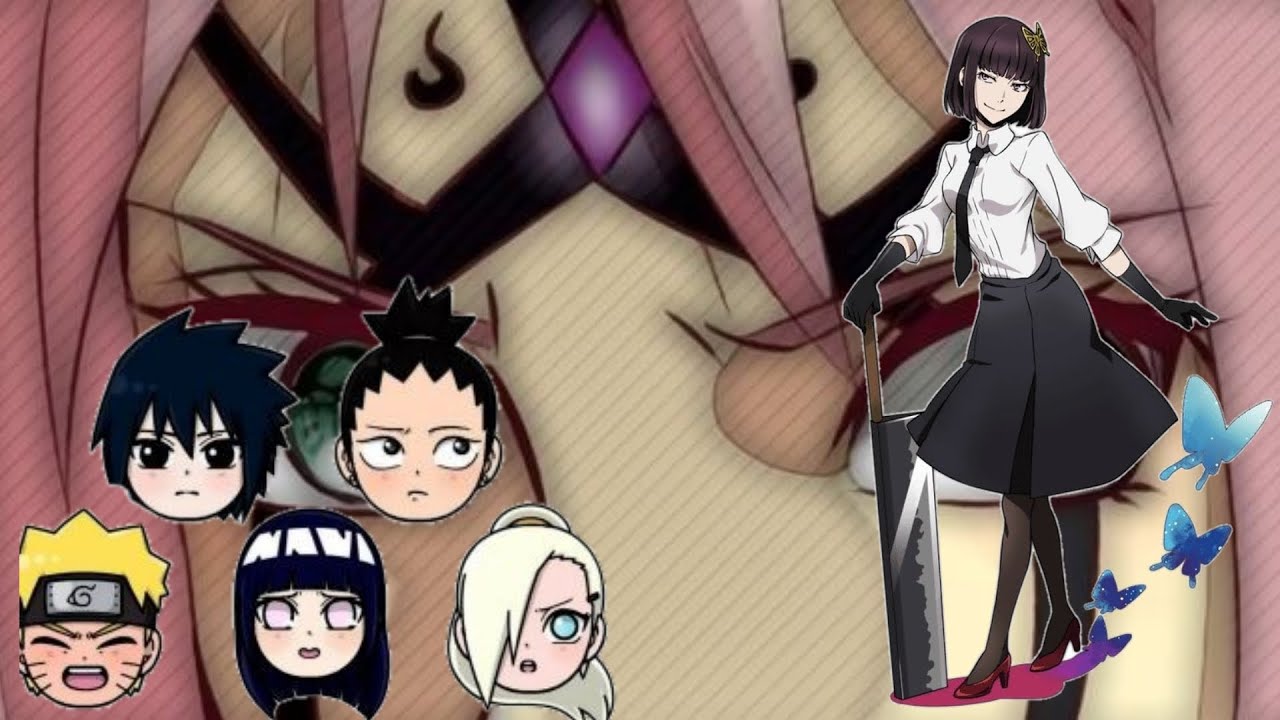 Past Naruto friends react to Sakura Haruno as Akiko Yosano
