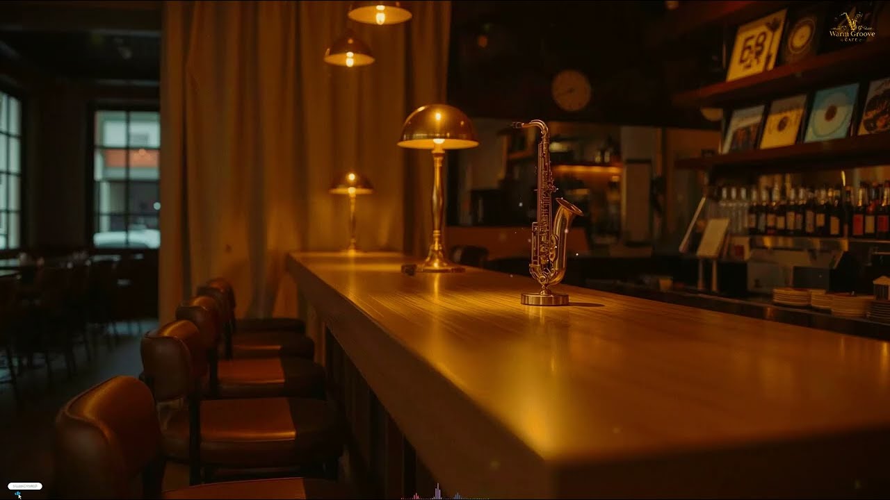 Elegant Night Jazz with Sax in a Warm Lounge | Deep Relaxation