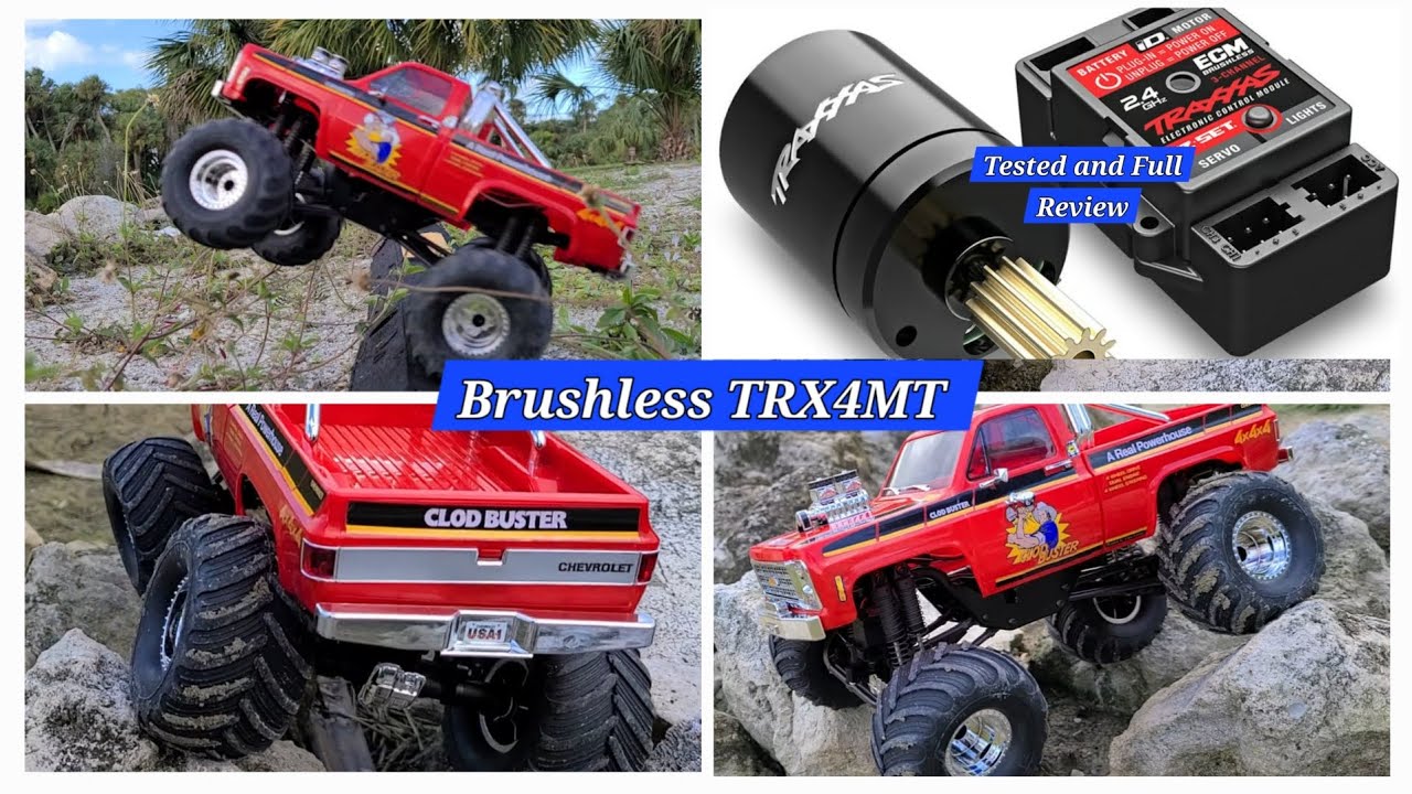 Traxxas TRX4MT Brushless System put to the test! #traxxas #radiocontrol  #rccrawler #brushless