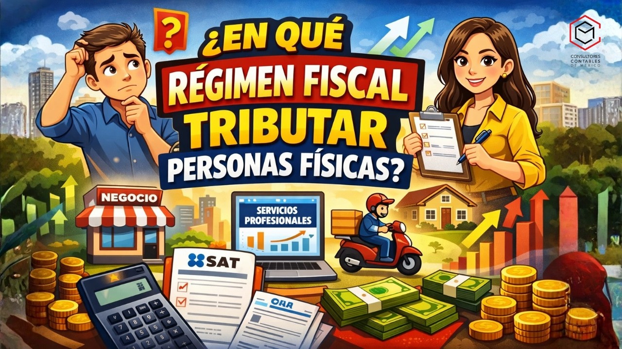 🔥EN QUE REGIMEN FISCAL TRIBUTAR PERSONAS FISICAS🔥 ✅ACTUALIZADO✅2021