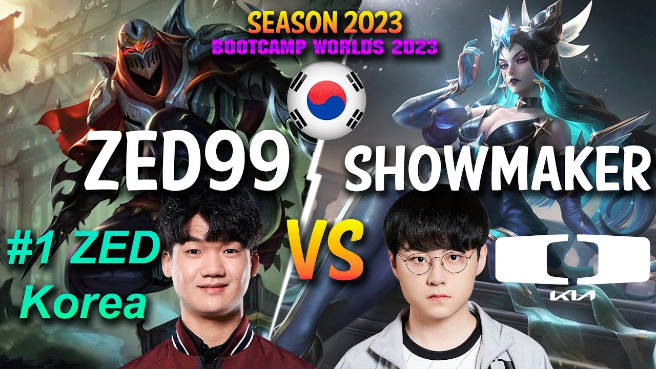 ZED99 VS DK Showmaker - ZED99 ZED vs Showmaker SYNDRA Mid - Patch 13.19