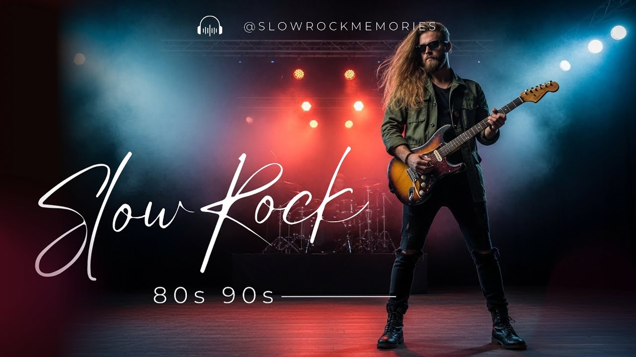 Slow Rock 80s 90s Hits • Warm Rock Tones for Rainy Drives