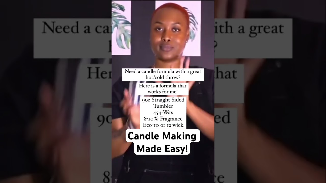 Simplifying Candle Making! #candlebusiness #candle #candlelightbusiness #candlemaking #business