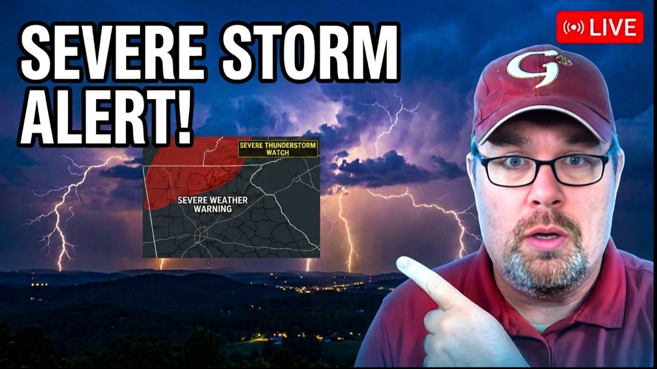 Severe Weather Watch North Georgia!! LIVE -Aug  17th, 2026