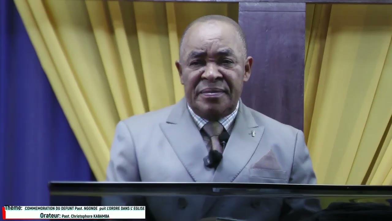 COMMEMORATION DU DEFUNT Past. NGONDE LE 30/1/2026