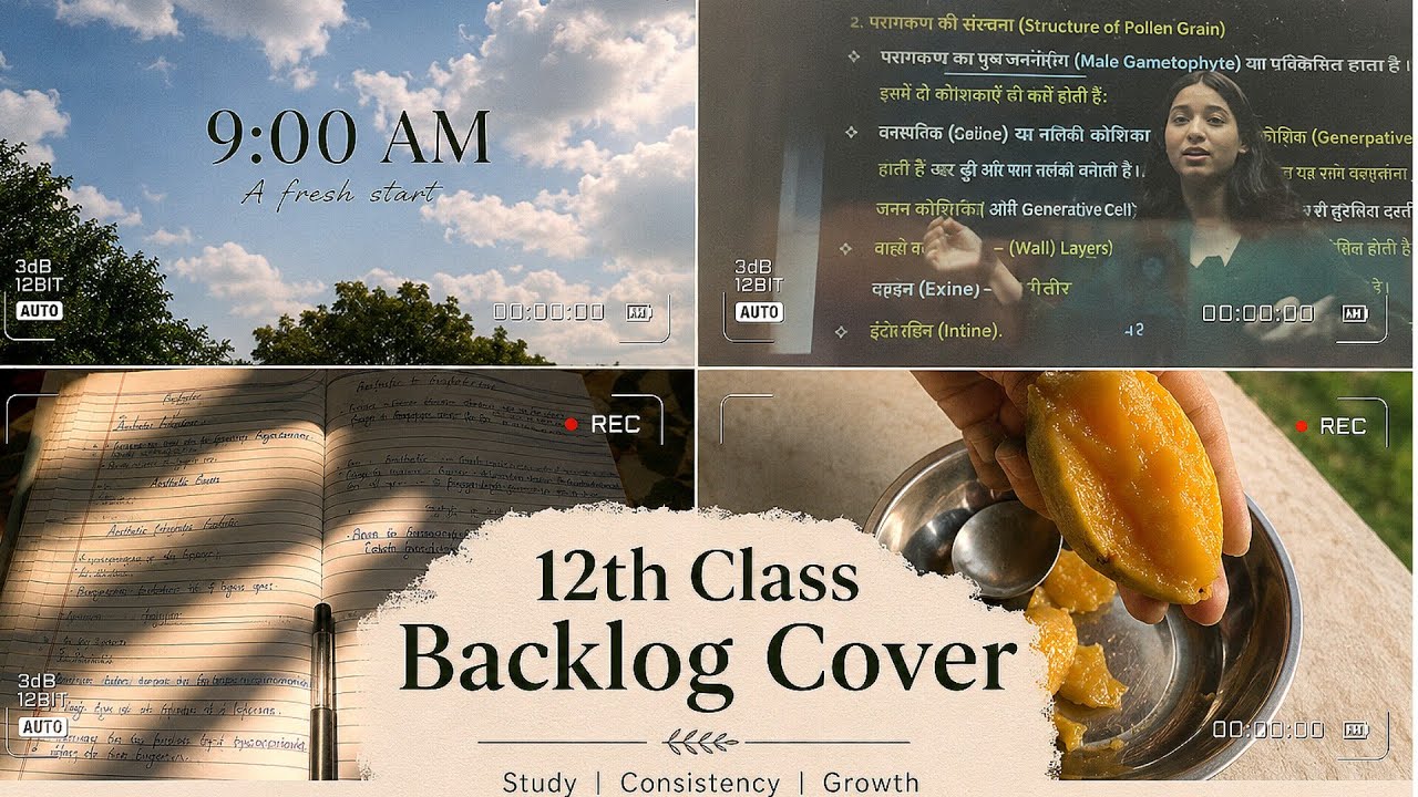 🧿❤️&zwj;🩹☺️Biology backlog class 12th cover 📔#study #longvlog#aestheticstudy 