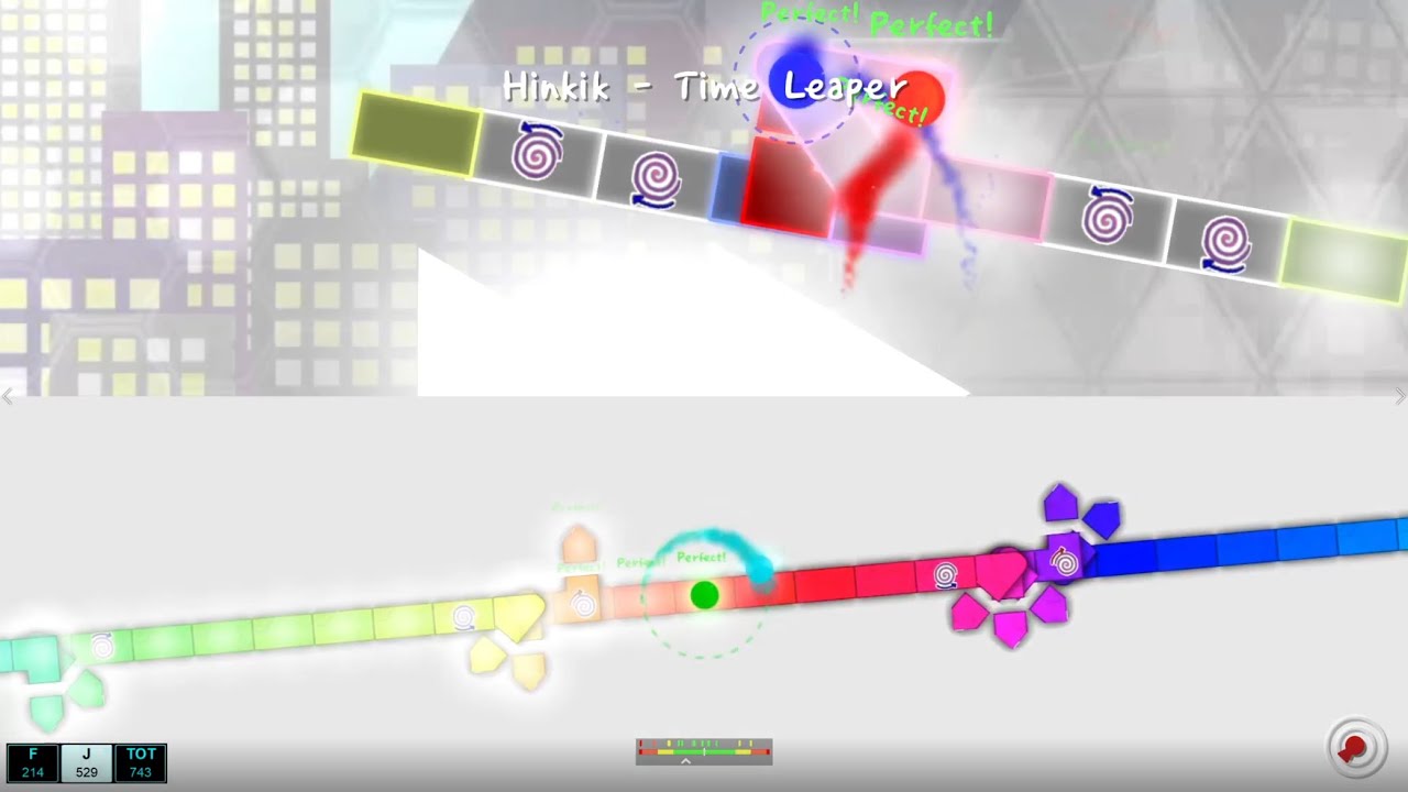 [adofai custom] Hinkik - Time Leaper (all strict clear) (Level by //TNTz)