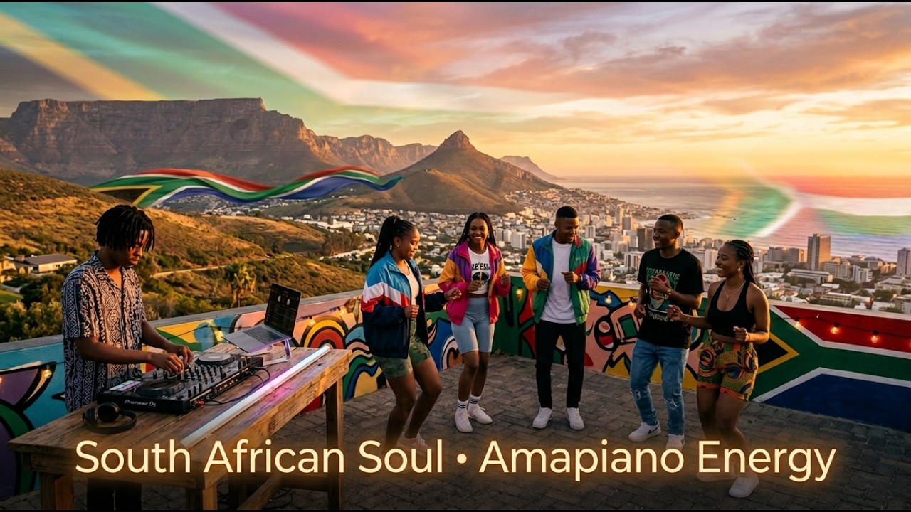 Amapiano Soul Lounge 🌅 South Africa Vibes, Deep Afro Groove & Relaxation