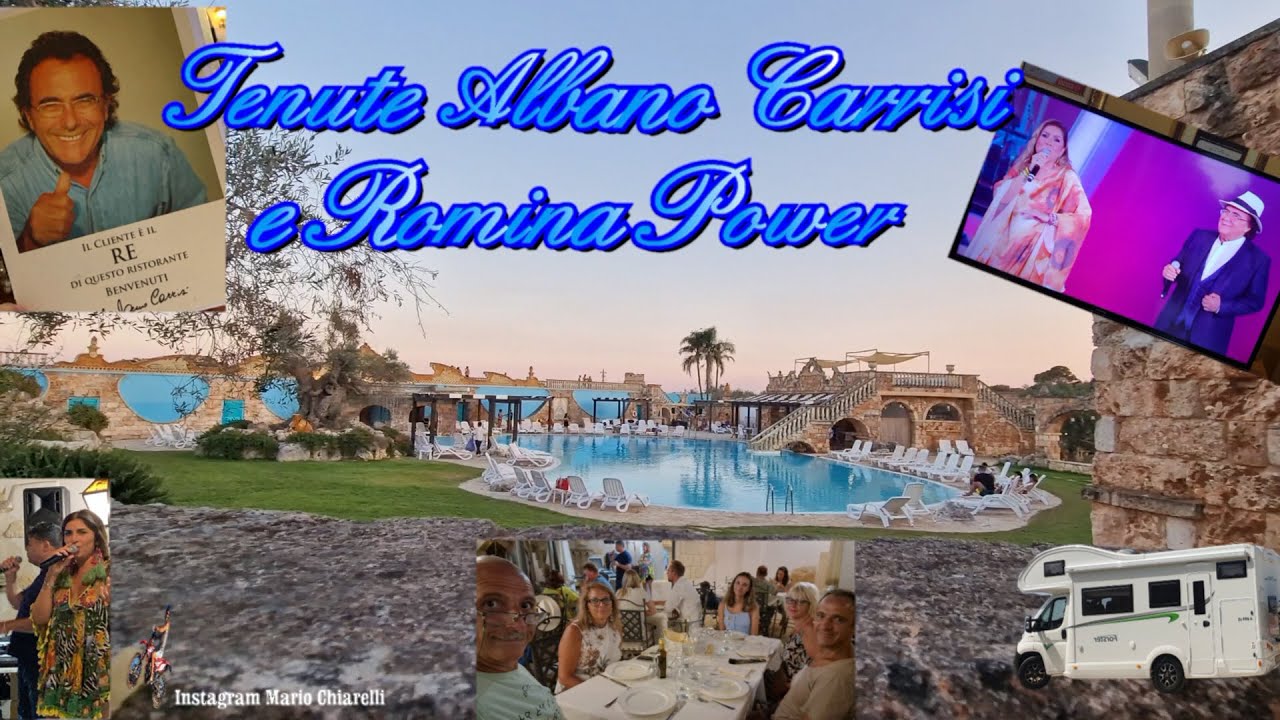 Womo Camping Salento Apulien Tenute Albano Carrisi e Romina Power Muss man gesehen haben