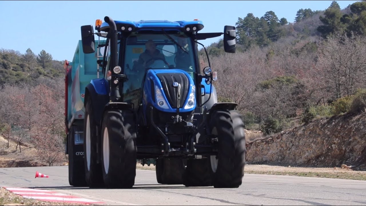 Les tracteurs T6 Dynamic Command de New Holland en action